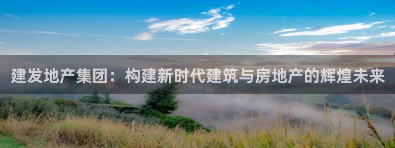 新宝5注册登录：建发地产集团：构建新时代建筑与房地产的辉煌未
