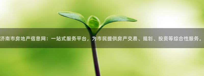 新宝娱乐5：济南市房地产信息网：一站式服务平台，为市民提供房