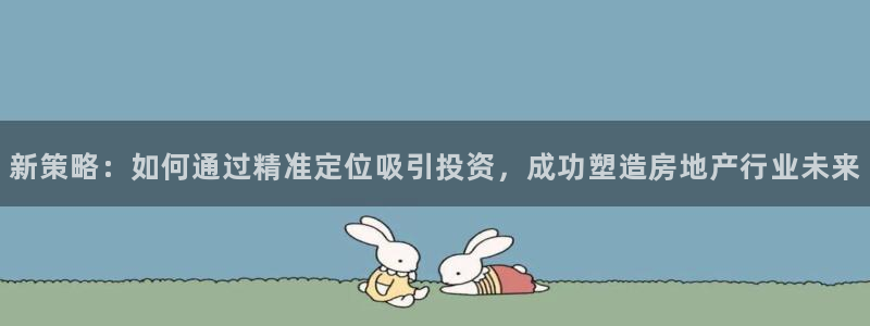 新宝5娱乐网址：新策略：如何通过精准定位吸引投资，成功塑造房