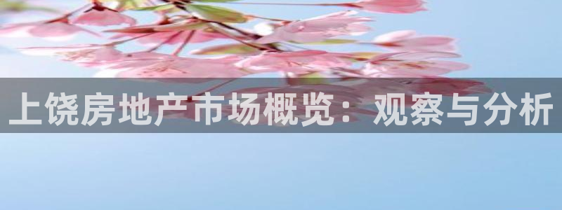 新宝h2O5O5O：上饶房地产市场概览：观察与分析