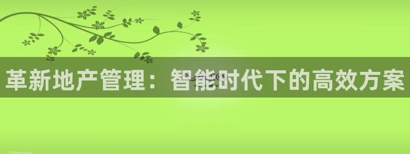 新宝5娱乐注：革新地产管理：智能时代下的高效方案