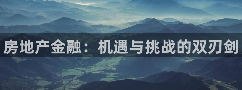 新宝5注册：房地产金融：机遇与挑战的双刃剑