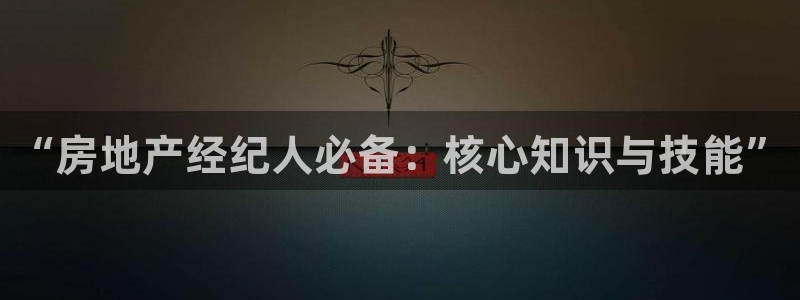 新宝测速5：“房地产经纪人必备：核心知识与技能”