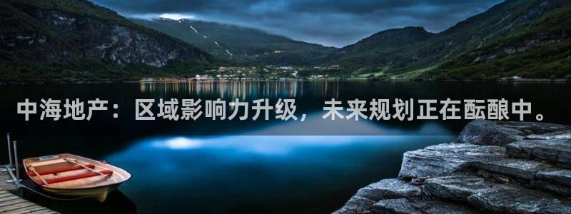 新宝m2O5O5O：中海地产：区域影响力升级，未来规划正在酝