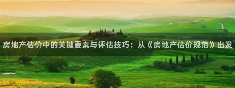 新宝5登录：房地产估价中的关键要素与评估技巧：从《房地产估价