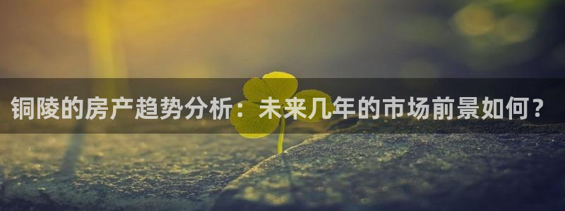 新宝5测登录：铜陵的房产趋势分析：未来几年的市场前景如何？