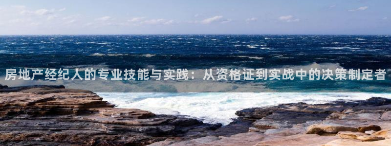 新宝5注册测速登录：房地产经纪人的专业技能与实践：从资格证到