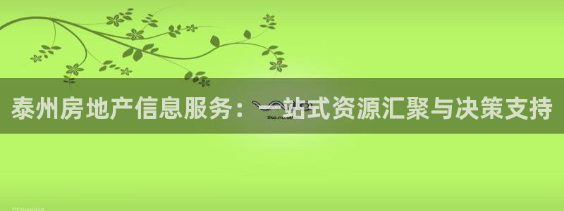 新宝5娱乐没：泰州房地产信息服务：一站式资源汇聚与决策支持