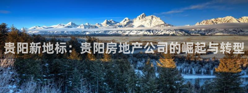 新宝5登录网址：贵阳新地标：贵阳房地产公司的崛起与转型