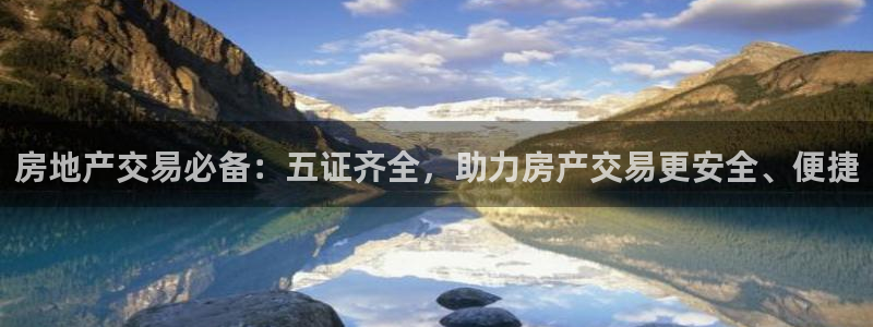 新宝骏rc5W：房地产交易必备：五证齐全，助力房产交易更安全