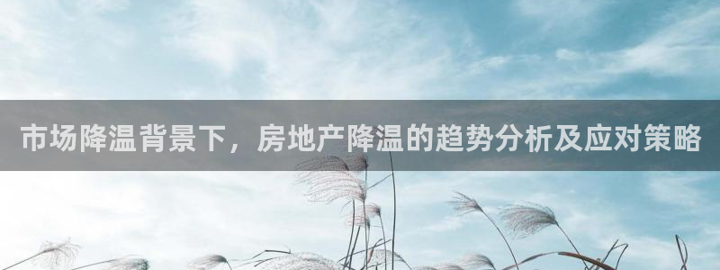 新宝5飞355051：市场降温背景下，房地产降温的趋势分析及