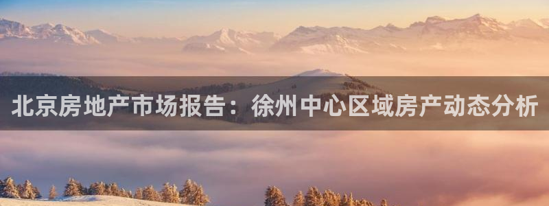 新宝5上来77542：北京房地产市场报告：徐州中心区域房产动